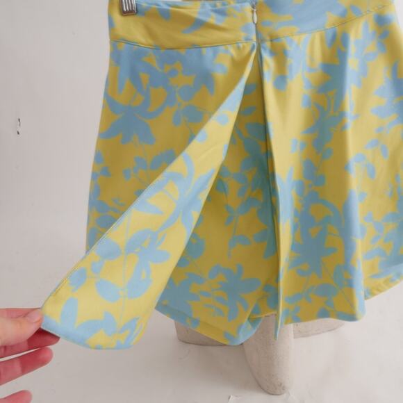 3LL by Danielle Batille | summer shorts skirt high waisted tropical printed med - Picture 6 of 6